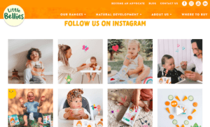 Instagram Little Bellies website